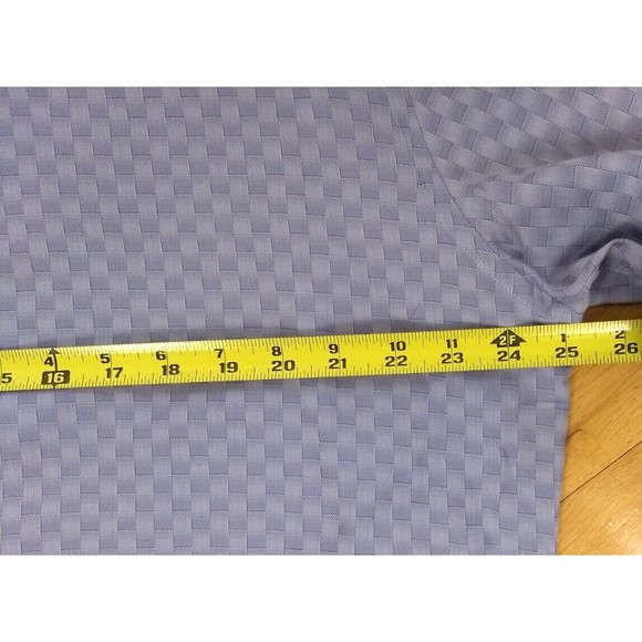 BUGATCHI UOMO Lavender Geometric XXL Button Up Dress Shirt Flip Cuff Long Sleeve - Picture 16 of 16